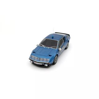 Alpine A310 1600VF Gendarmerie Blue 1974 OttO mobile 1:18 Resinemodell (Türen, Motorhaube... nicht zu öffnen!)